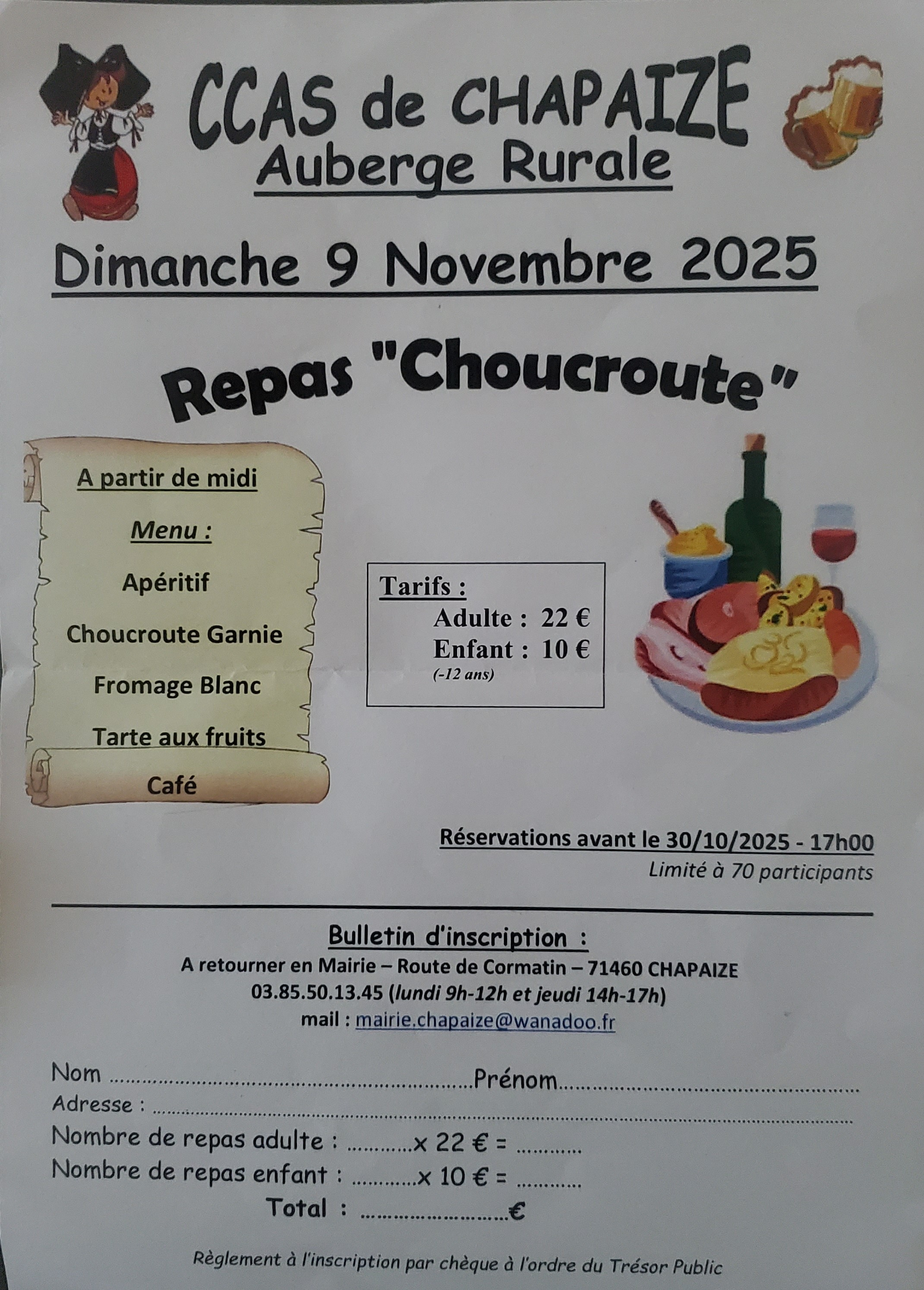 repas choucroute 2025