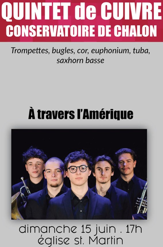 Quintet de cuivre conservatoire chalon sur Saône