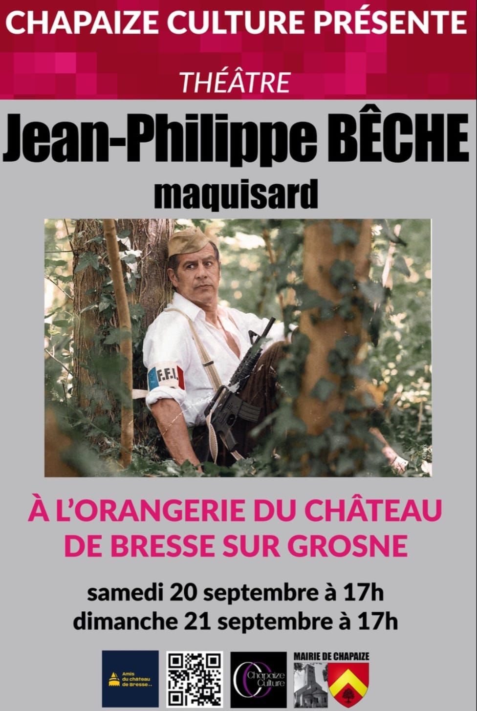 affiche Théâtre maquisard 