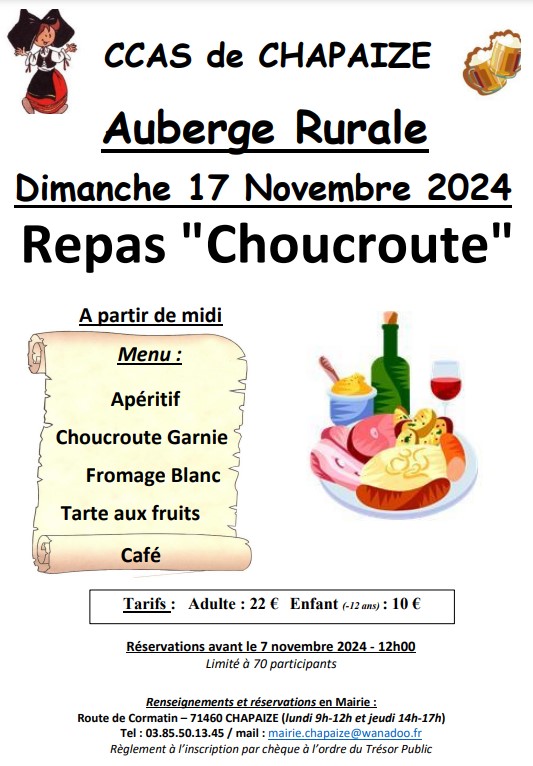 repas choucroute 2024